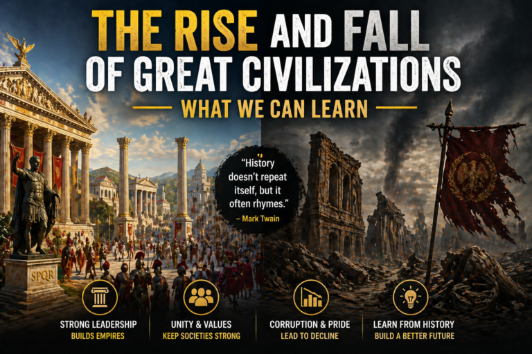 The Rise and Fall of Great Civilizations
