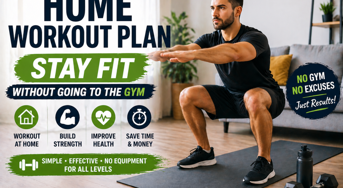 Home Workout Plan: Stay Fit Without Going to the Gym
