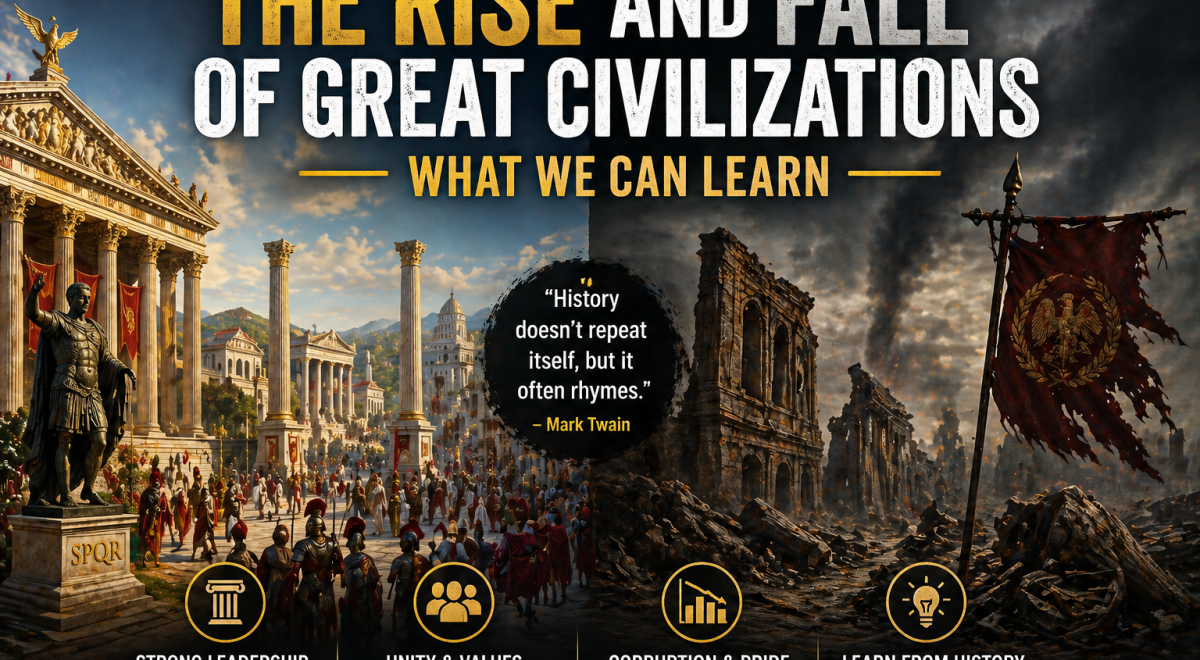 The Rise and Fall of Great Civilizations